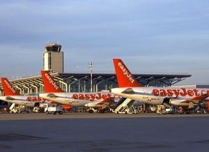 EasyJet Maschinen am EuroAirport Basel